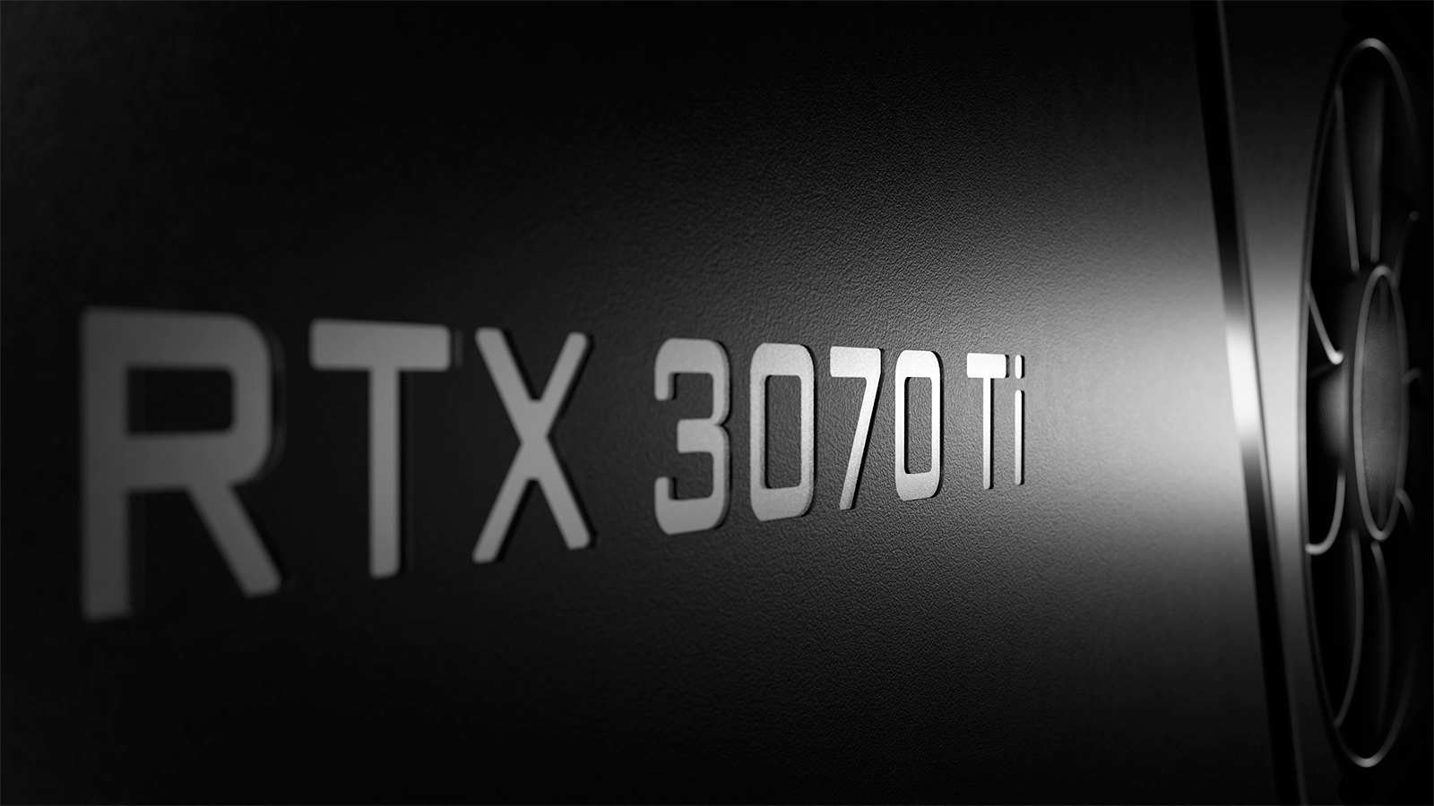 Close Up Of The RTX 3070 Ti Faceplate