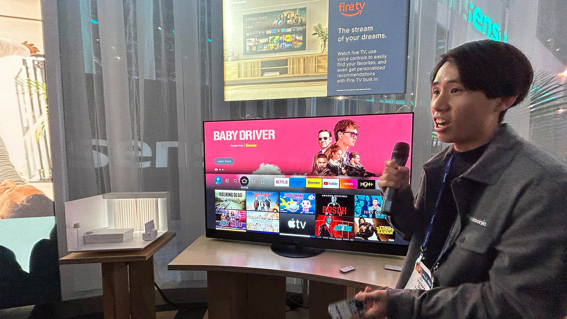 The Panasonic Z95A at CES 2024