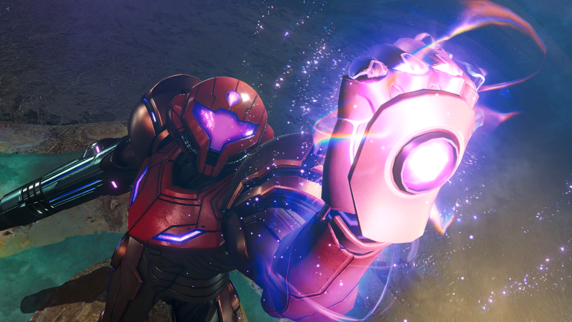 Samus attains a psychic power-up in a cutscene in Metroid Prime 4 Beyond