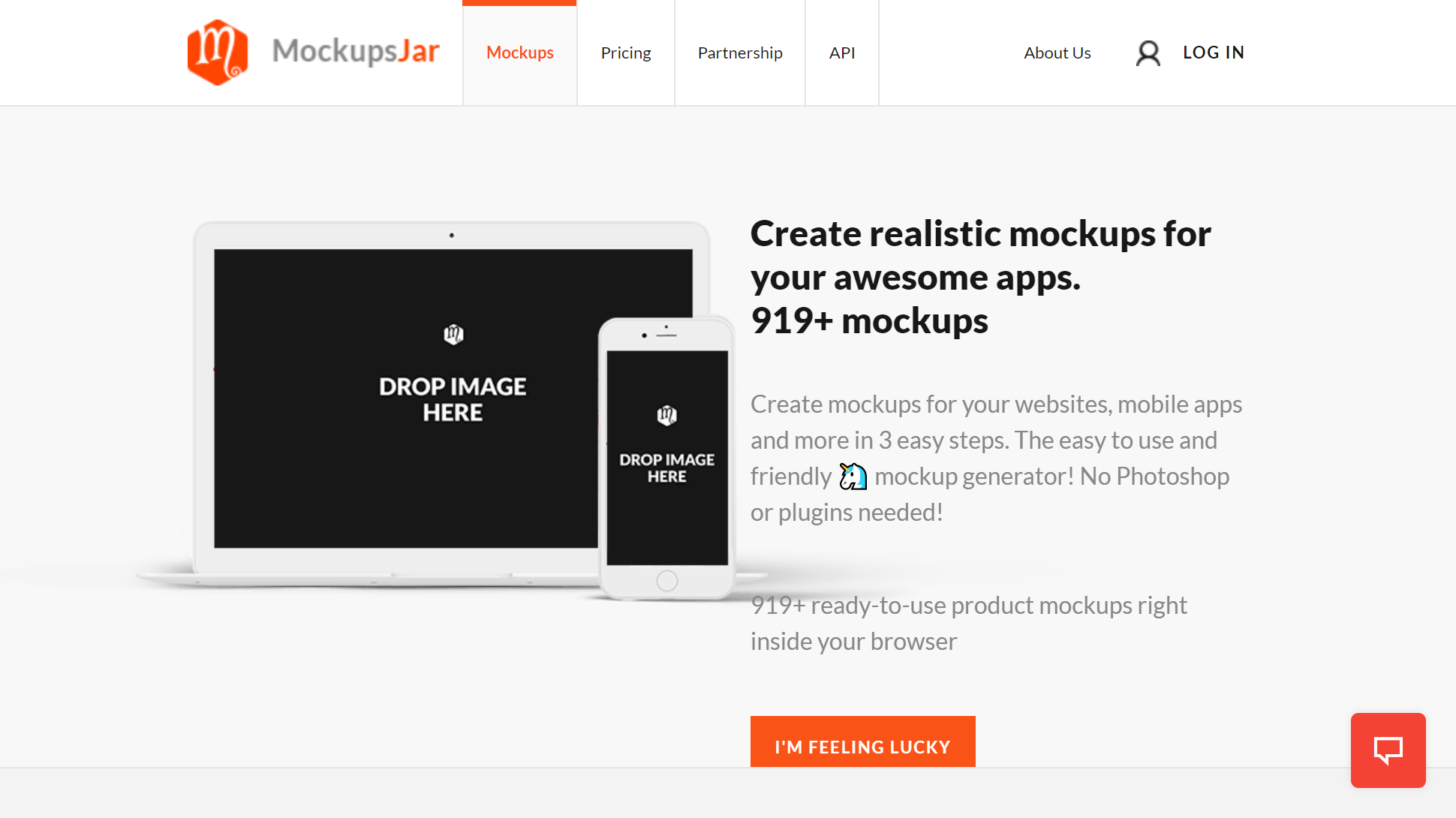 MockupsJar website screenshot