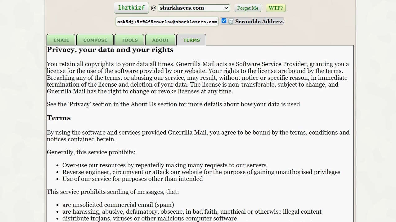 Terms of Service