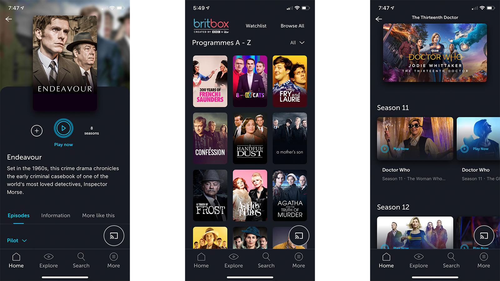 Britbox iOS app