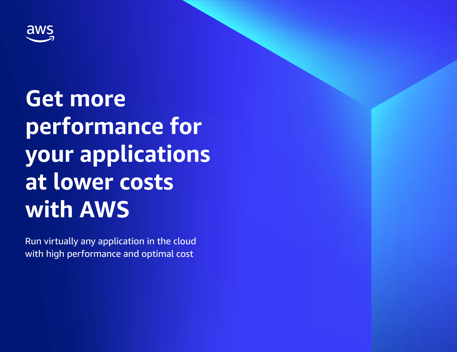 Whitepaper cover with title and shaded blue box graphic in background