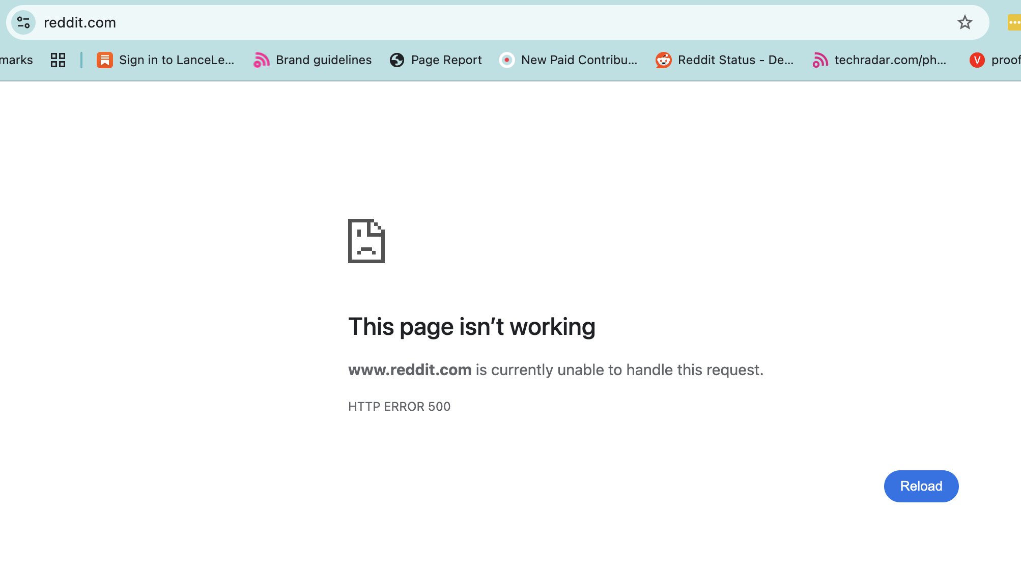 Reddit Down