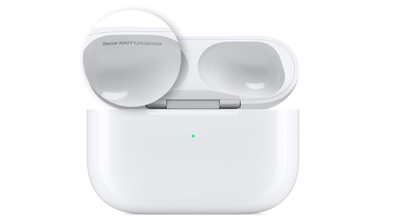 airpods serial number