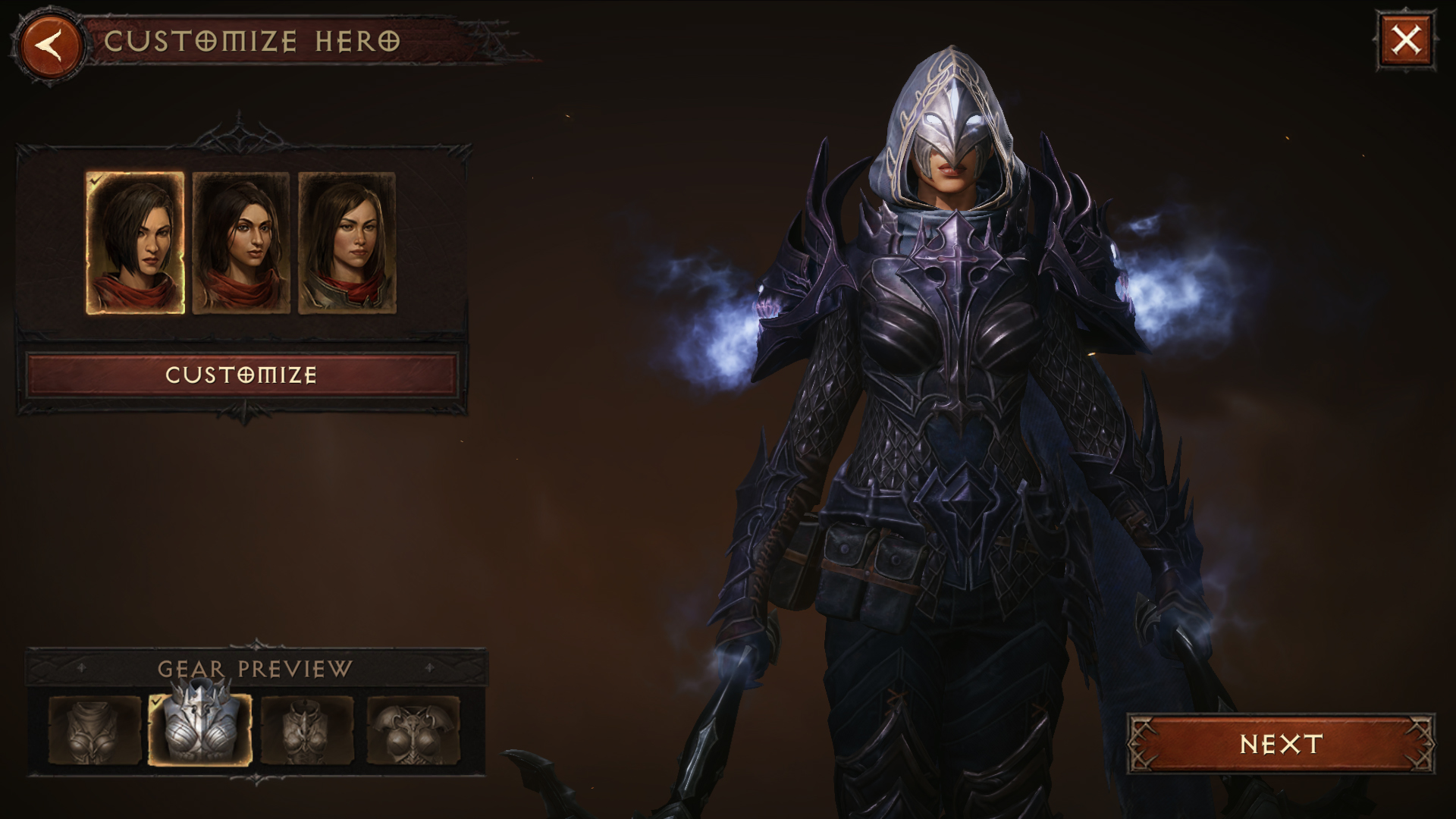 A Diablo Immortal Demon Hunter