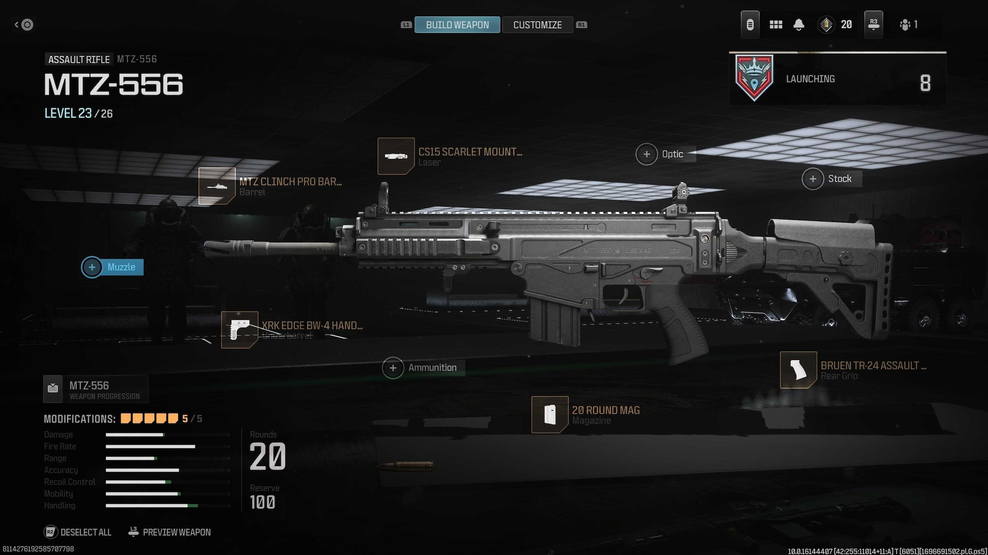 The MTZ-556 in the Gunsmith
