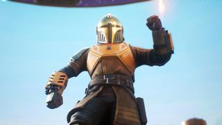 A Mandalorian in Star Wars: Hunters