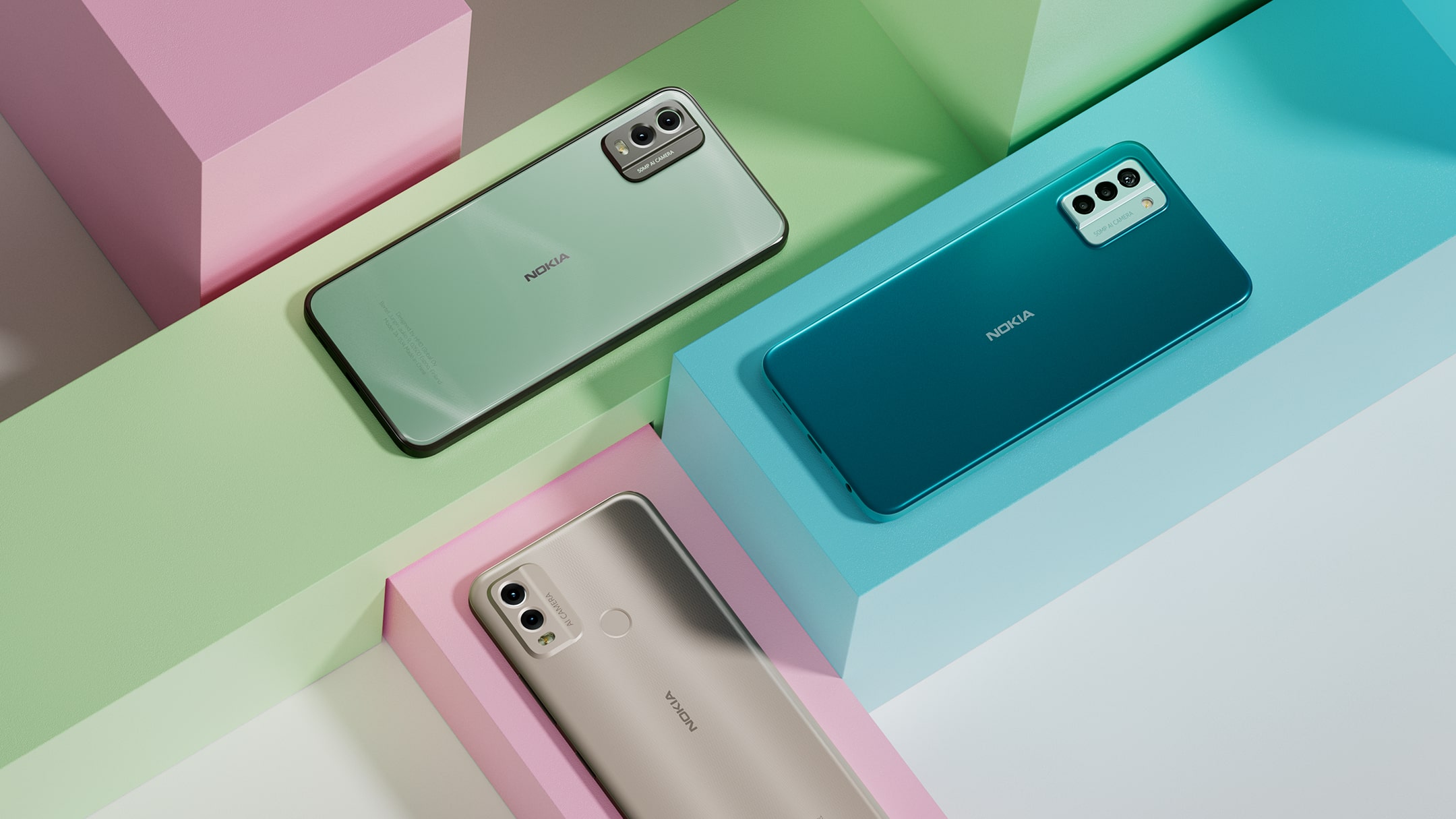 The Nokia C22 and C32 lineup