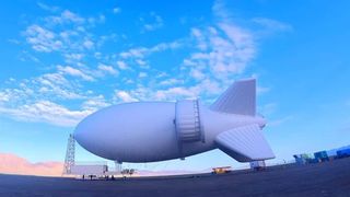 The S4000 airship used to generate electricity from the wind.