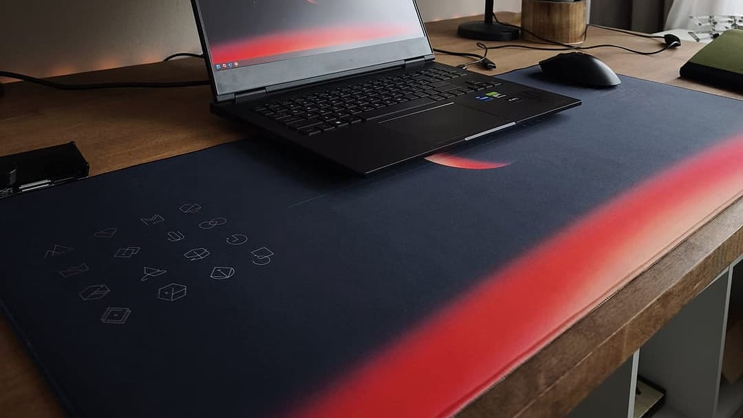 The Kage GhostPad interactive mouse mat.