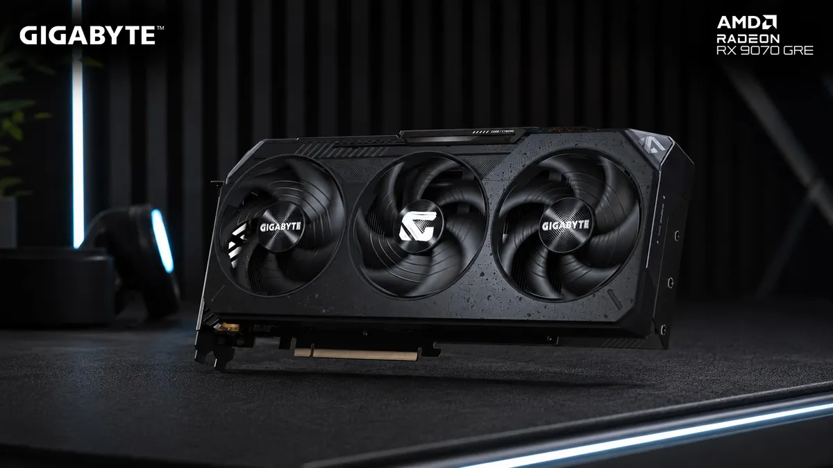GIGABYTE Radeon RX 9070 GRE GPU