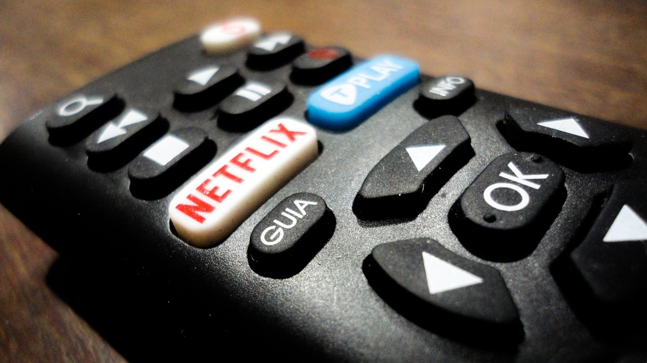 Remote with Netflix button