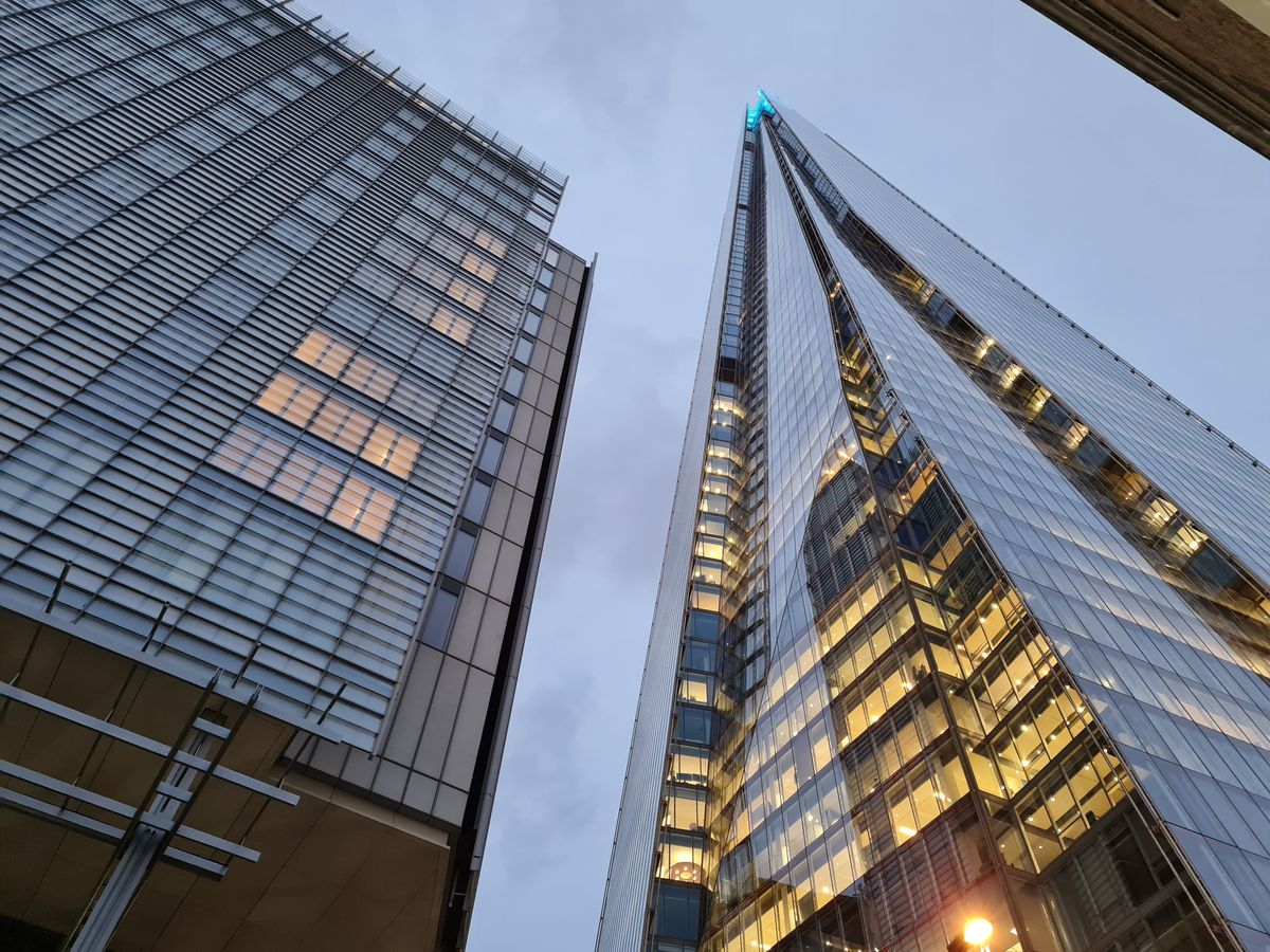 Obligatory London Shard image taken with the primary camera