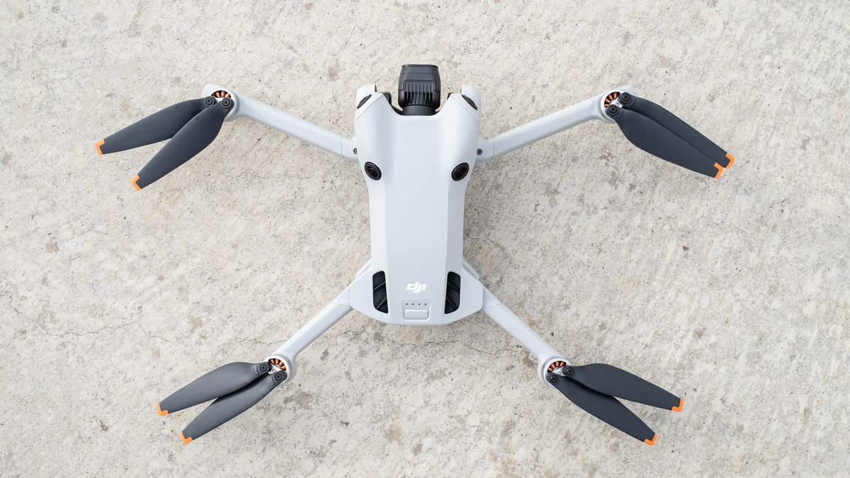 DJI Mini 4 Pro from above