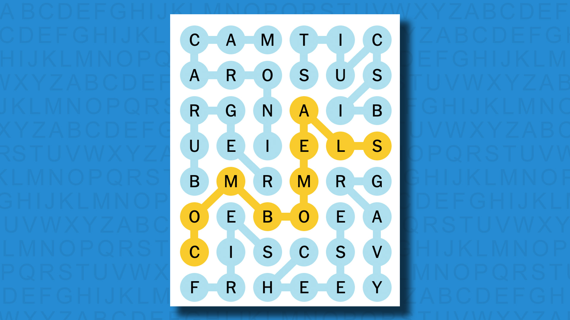NYT Strands answers for game 116 on a blue background