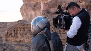 Greig Fraser on the set of Dune