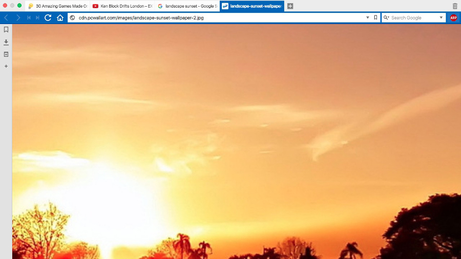 Images, video clips and other media won&amp;rsquo;t affect the lighting scheme: this sunset kept the lights blue
