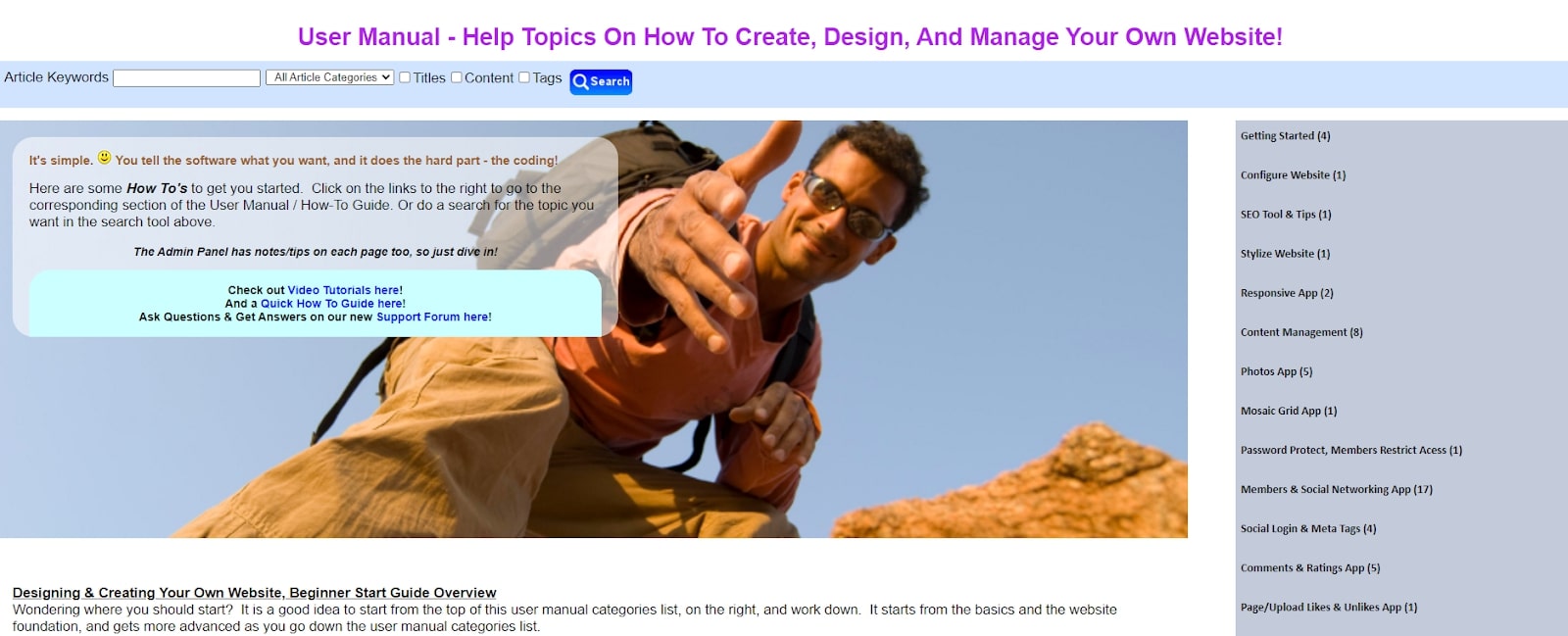Ultimate Web website builder review