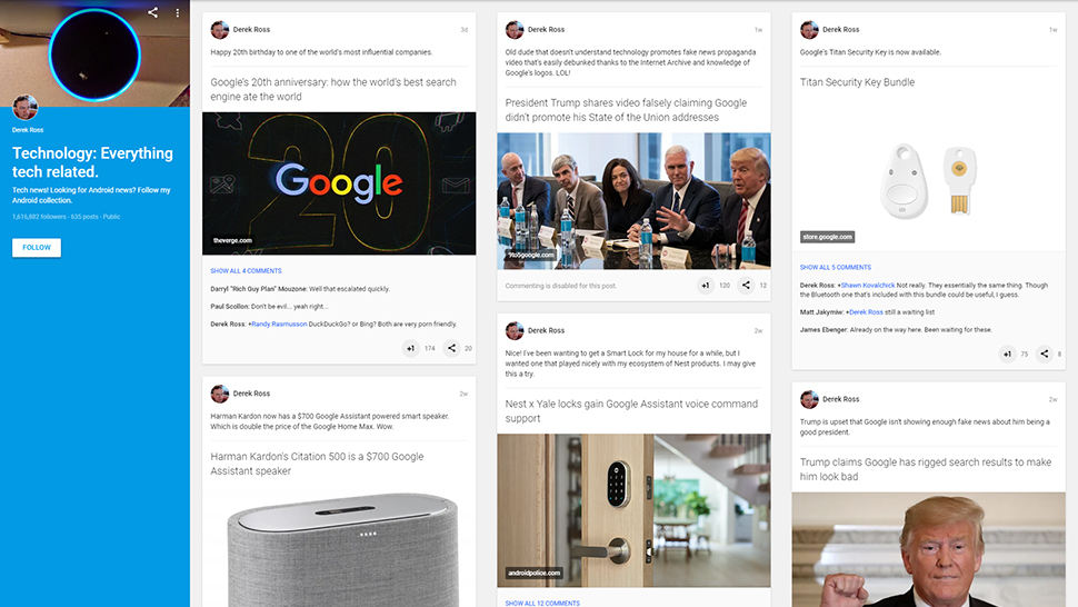 Google+ for G Suite