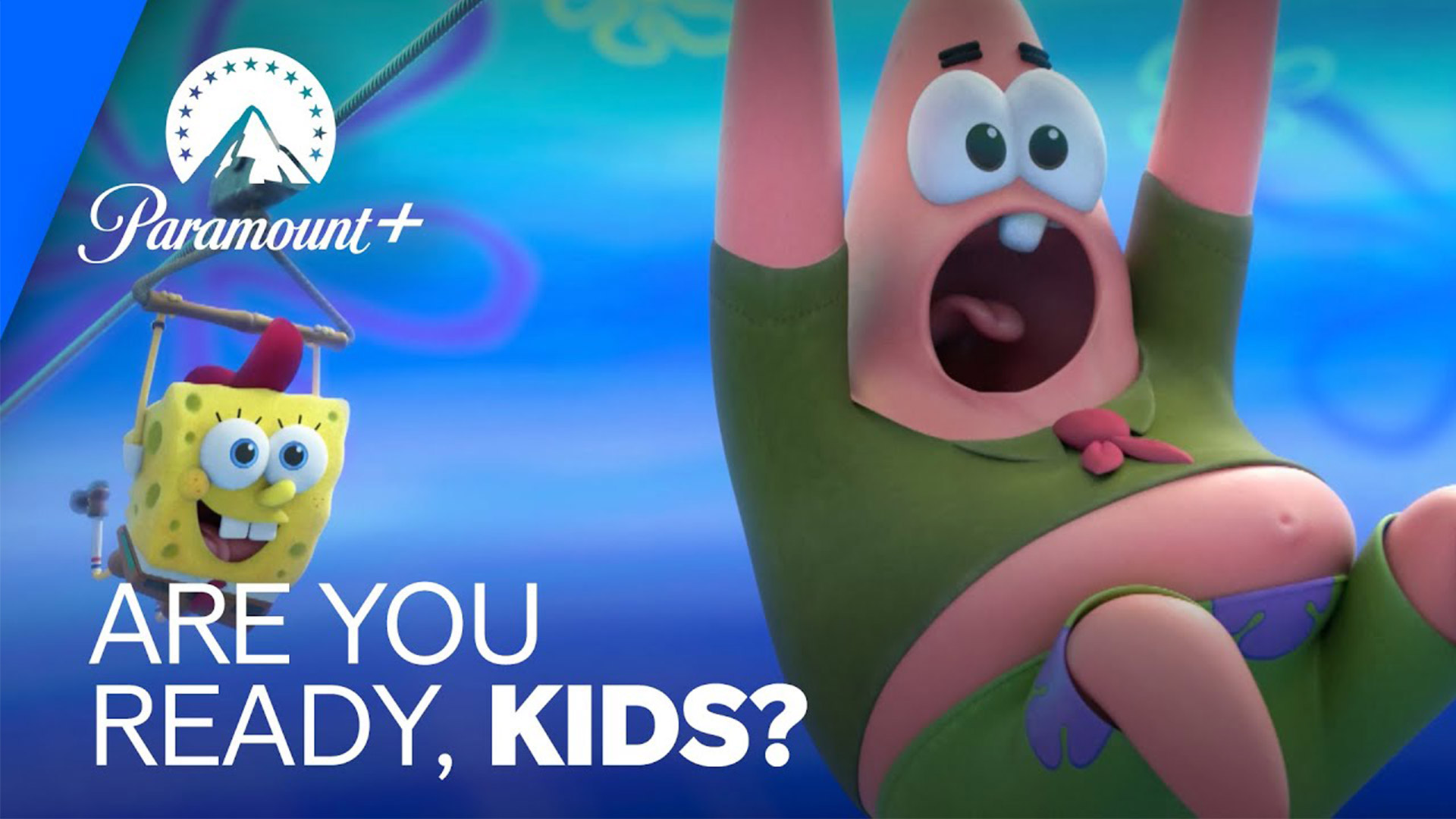 Sponge Bob characters with Paramount Plus characters