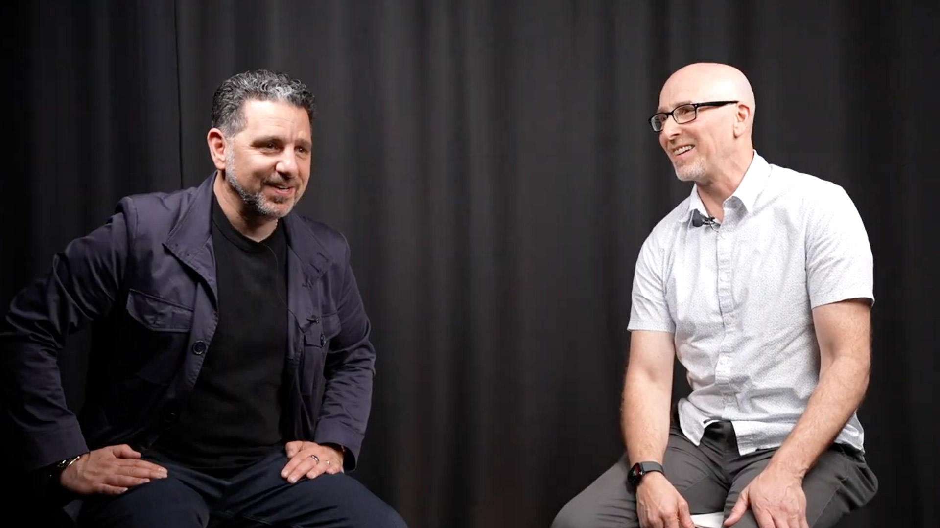 Panos Panay and Lance Ulanoff