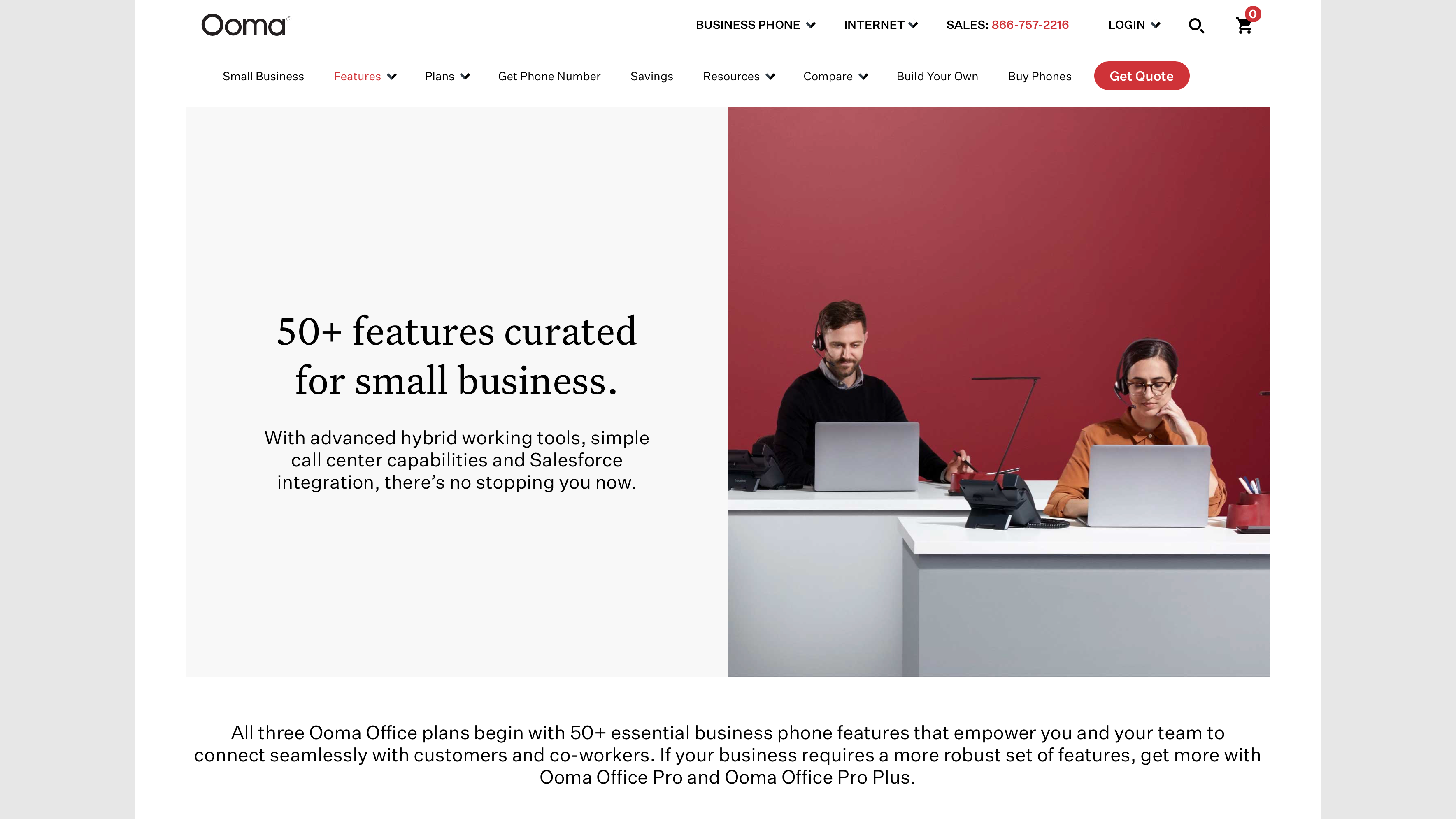 Ooma Office features October 2022