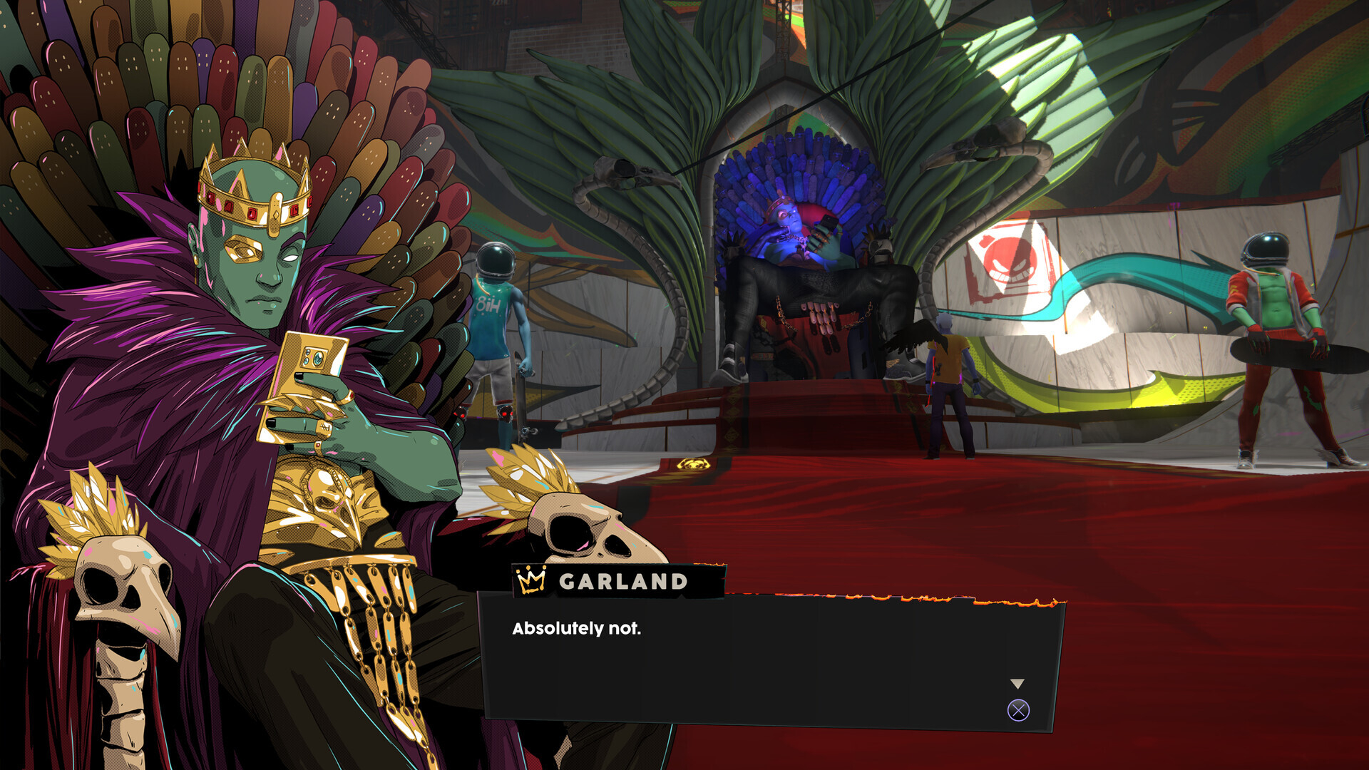 King Garland artwork from Helskate
