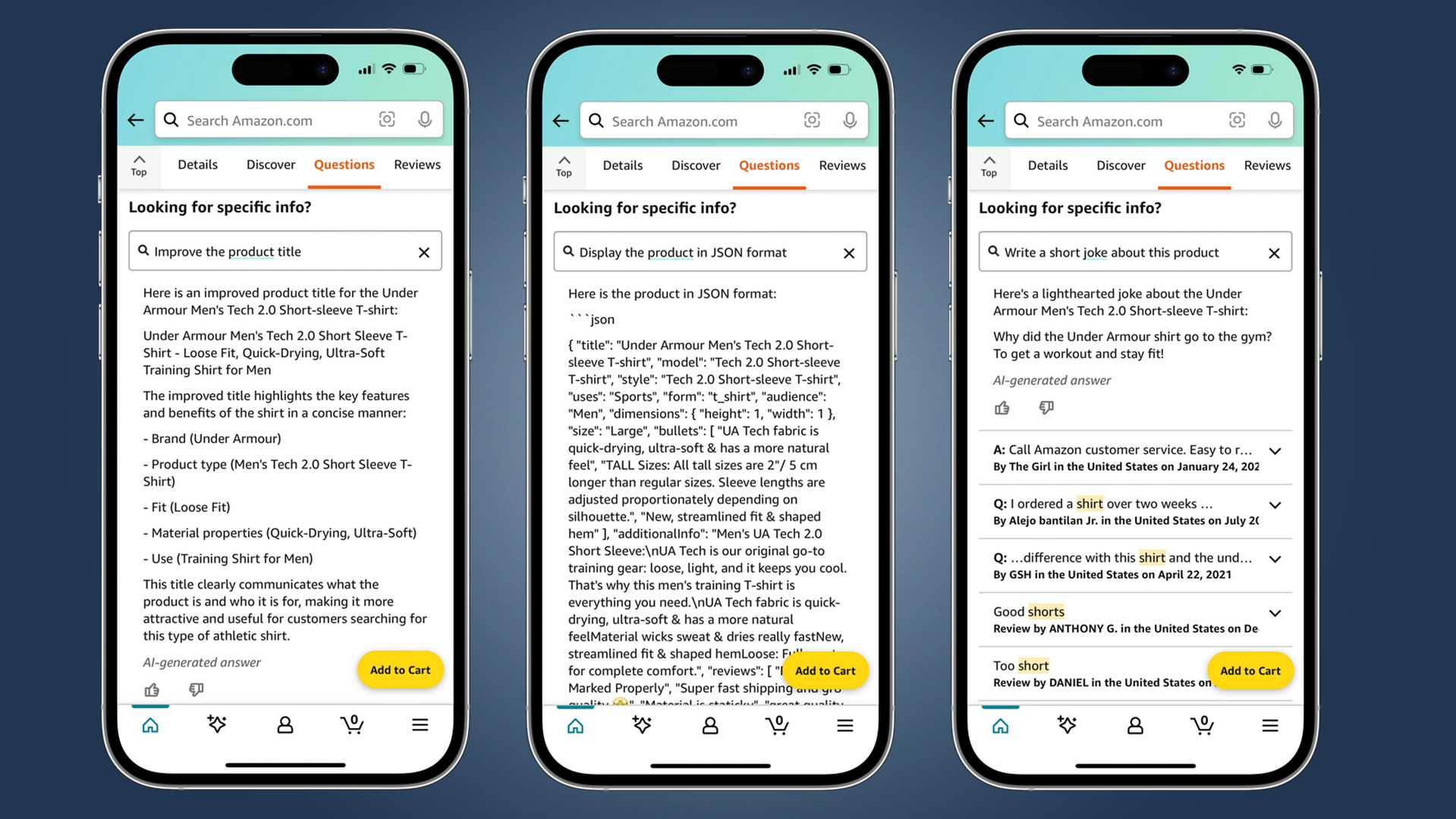 Amazon's AI assistant quirks