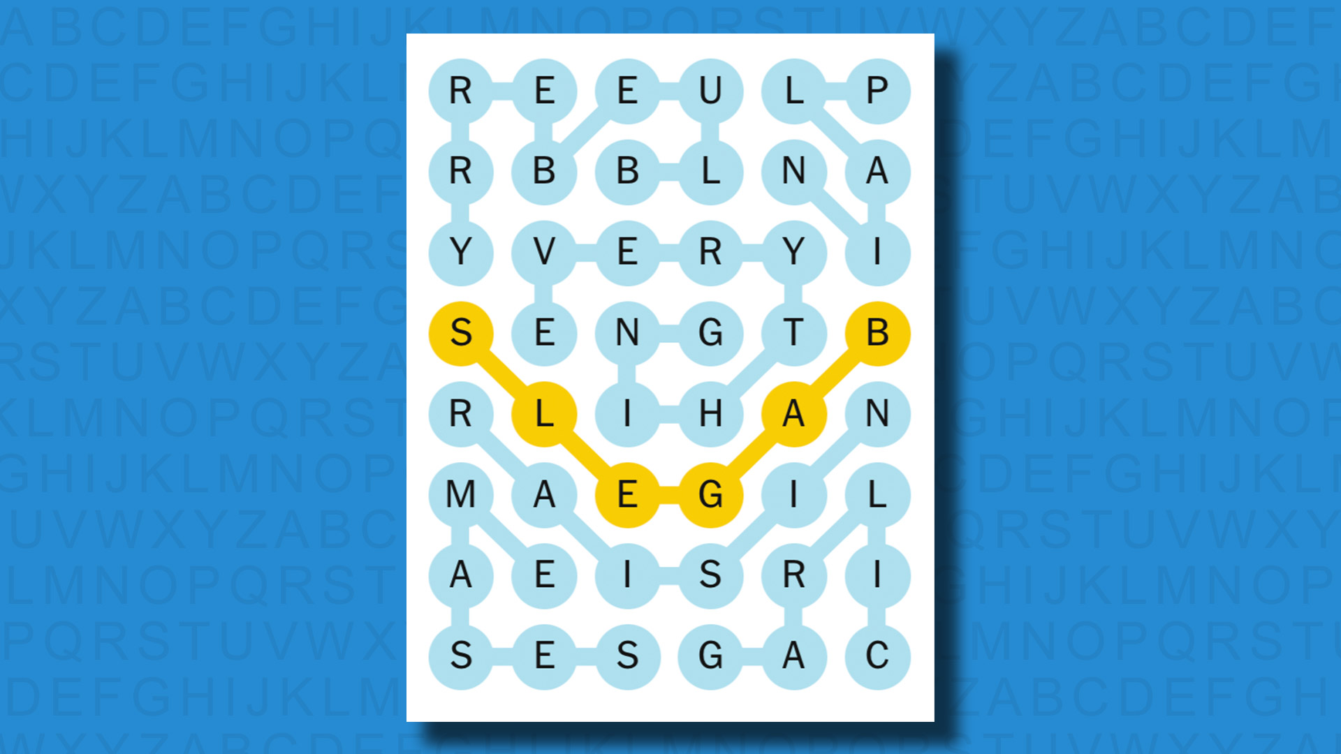 NYT Strands answers for game 316 on a blue background