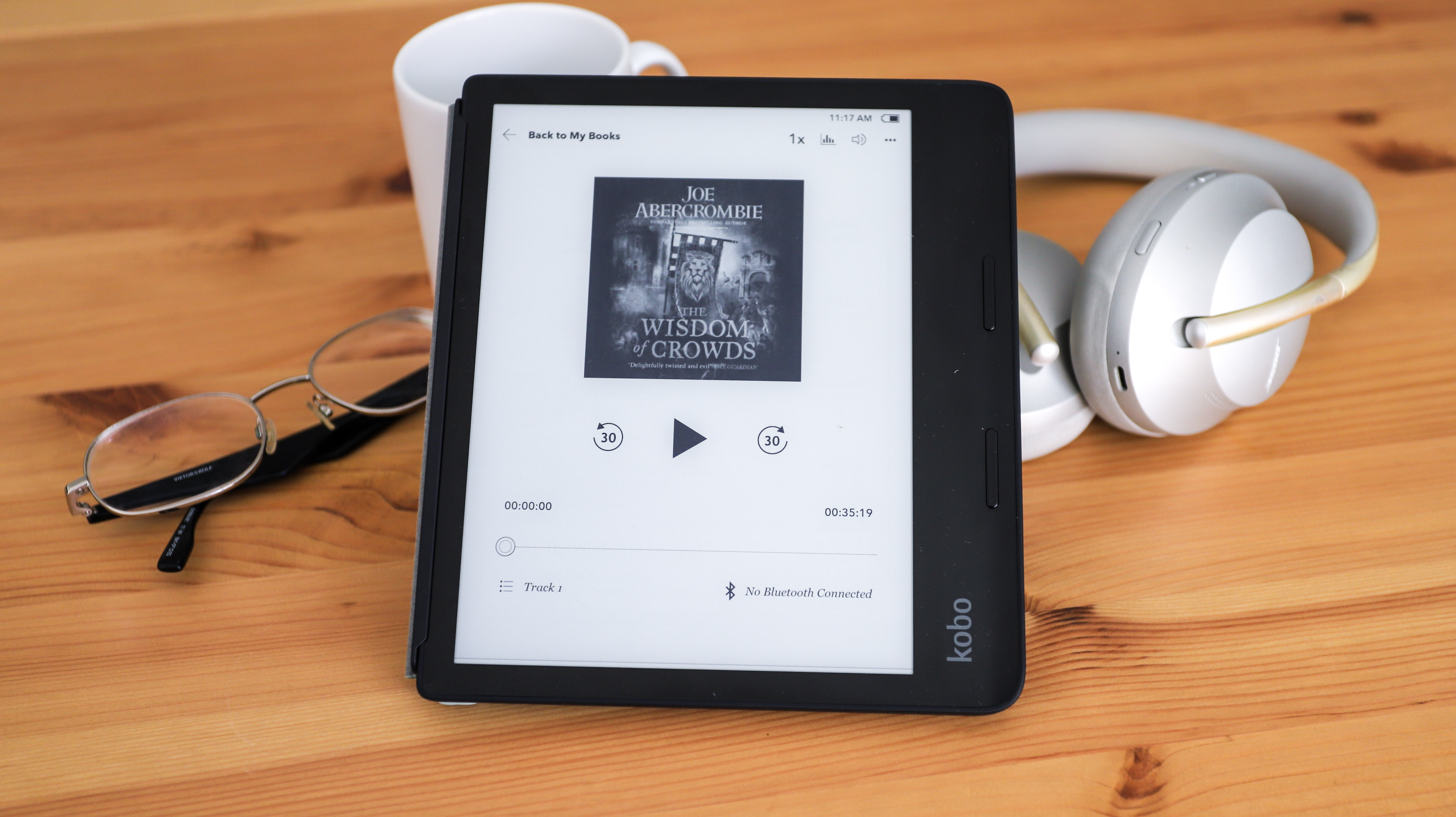 Audiobook playback on the Kobo Sage