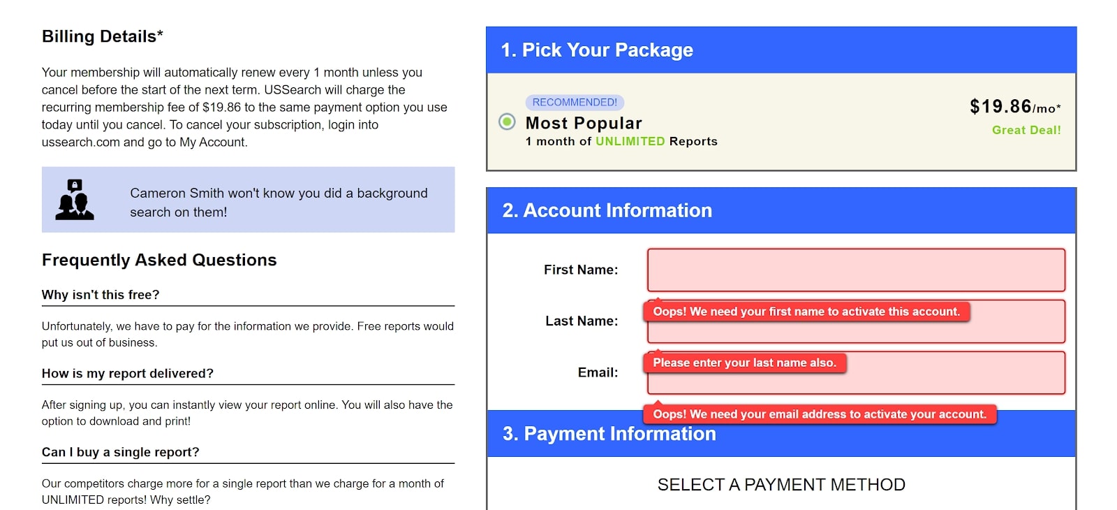 US Search review