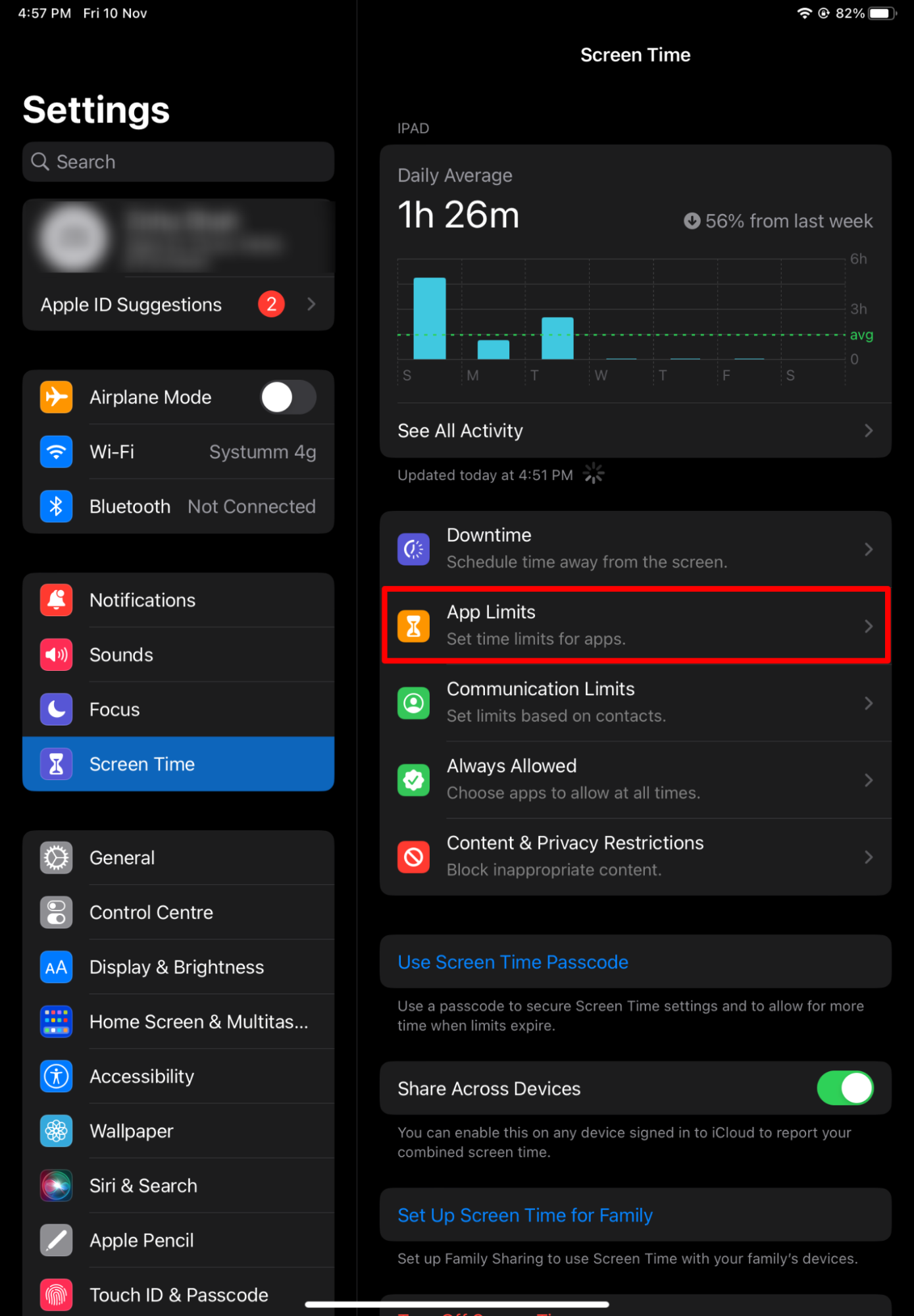 How to set parental controls on iPad 11