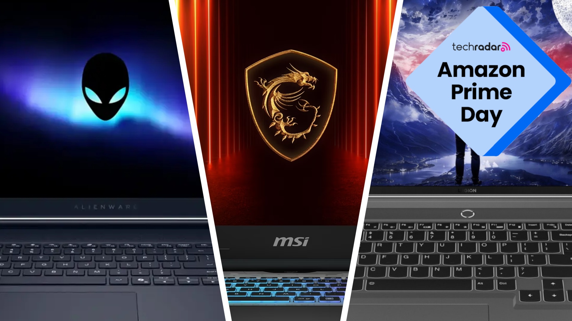 Three gaming laptops on sale for Amazon Prime Day