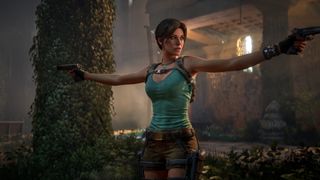 A Tomb Raider: Legacy of Atlantis screenshot that shows protagonist Lara Croft.
