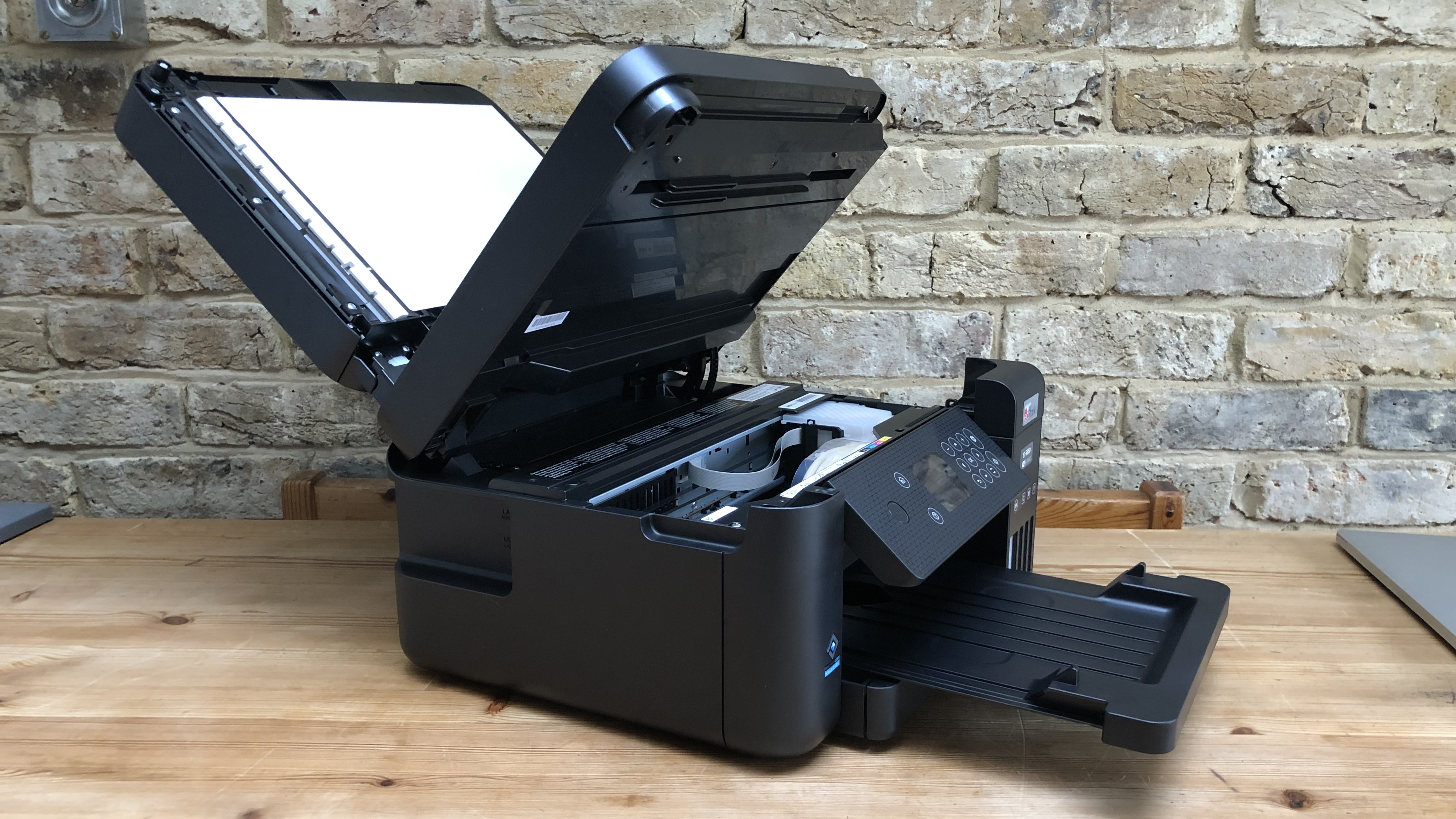 Printer on a desk