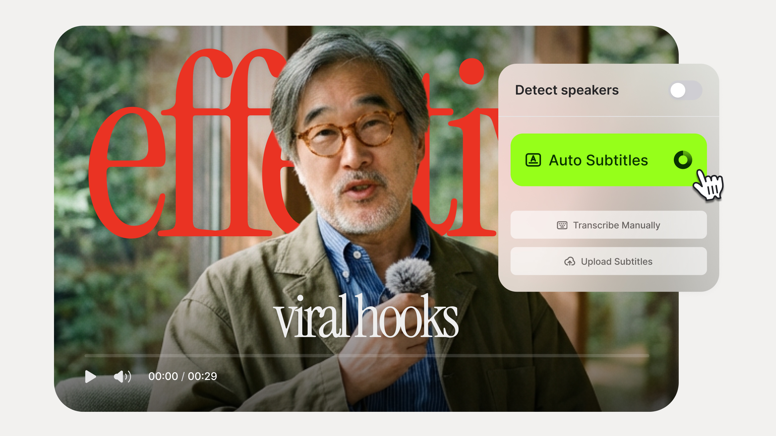 Add subtitles to your online videos using Veed