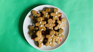 air fryer Gingerbread cookies
