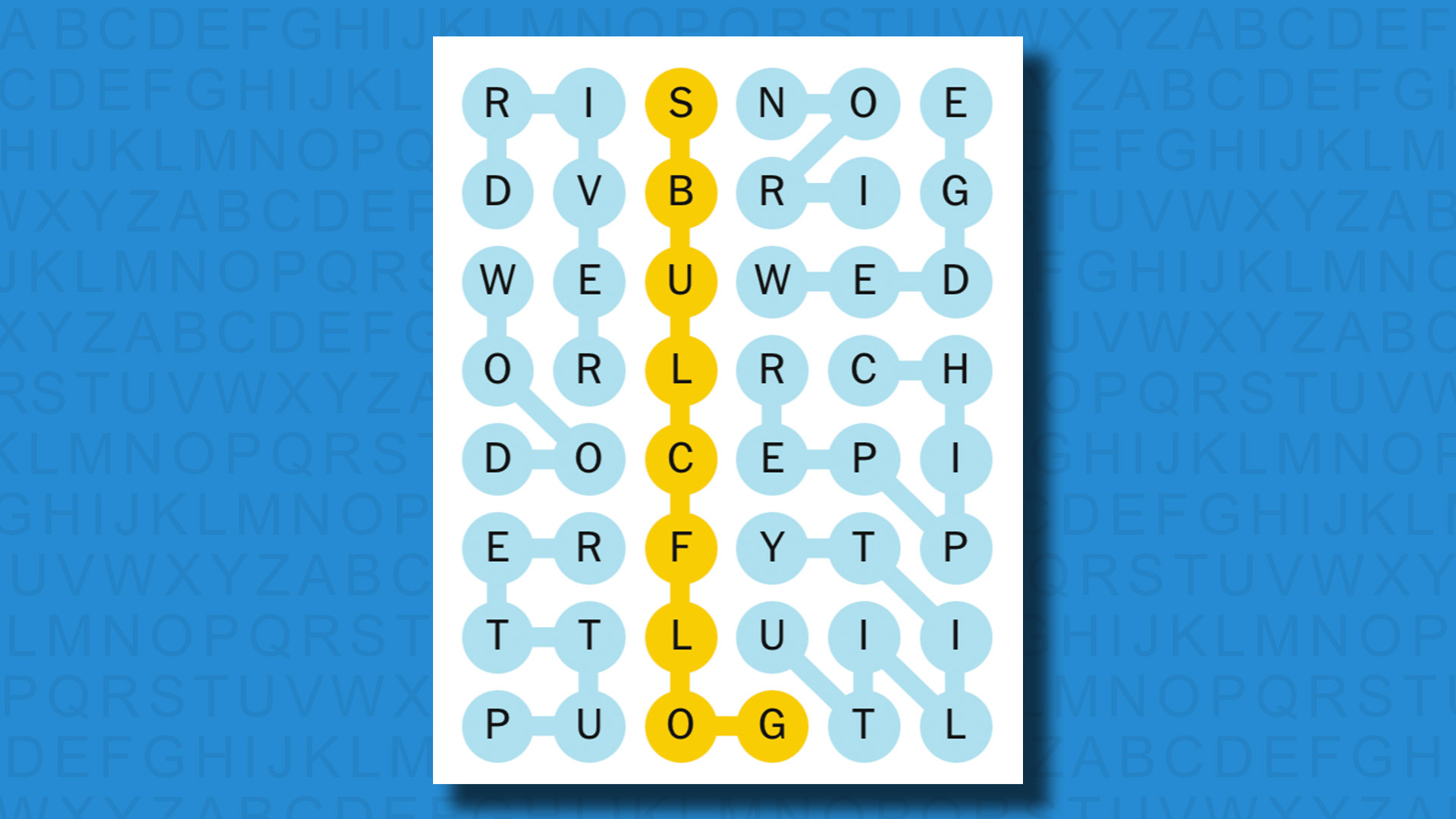 NYT Strands answers for game 409 on a blue background