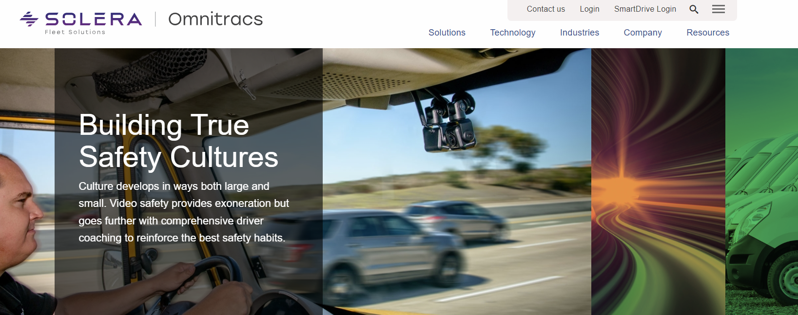 Omnitracs landing page