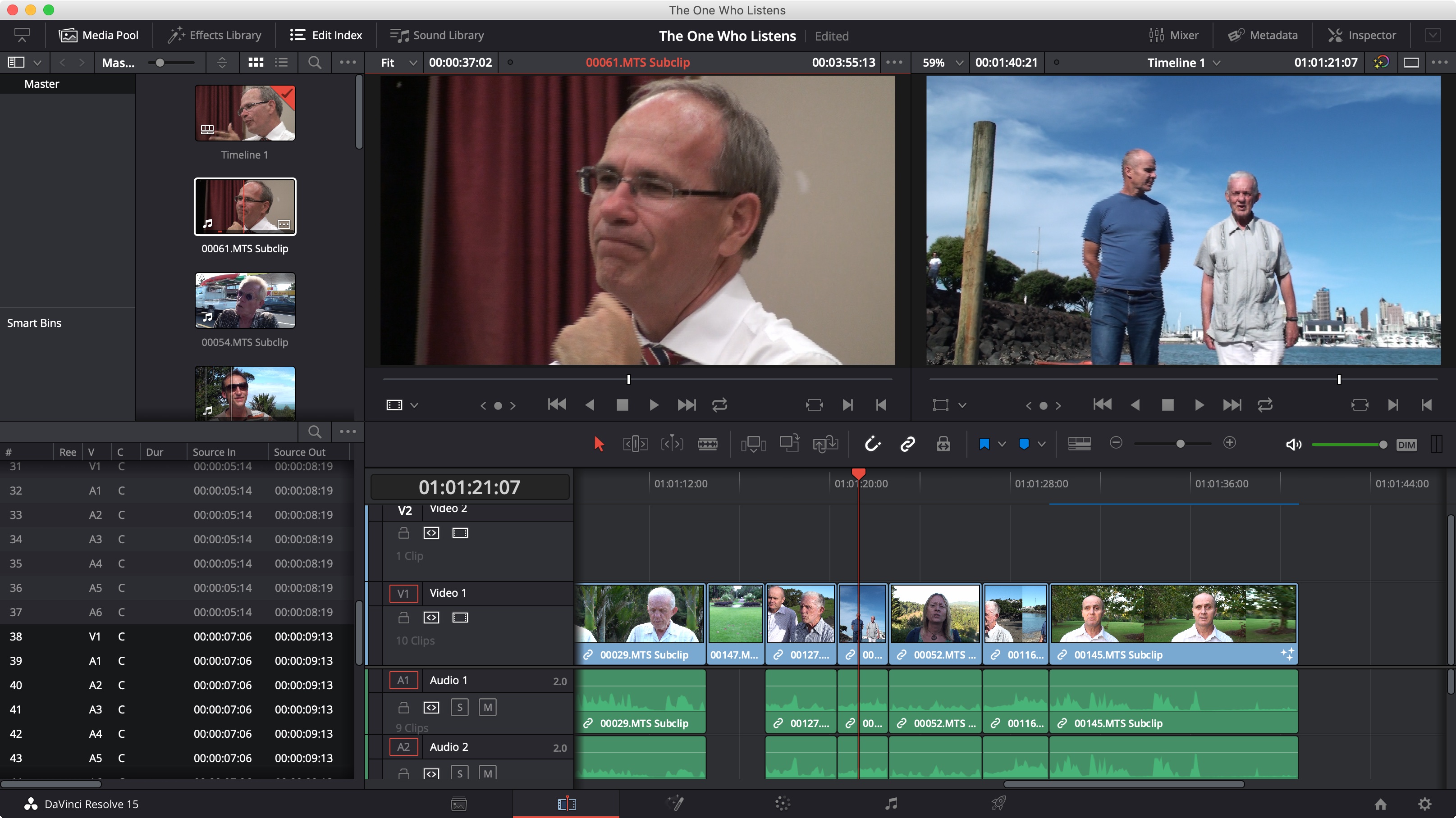 Editing