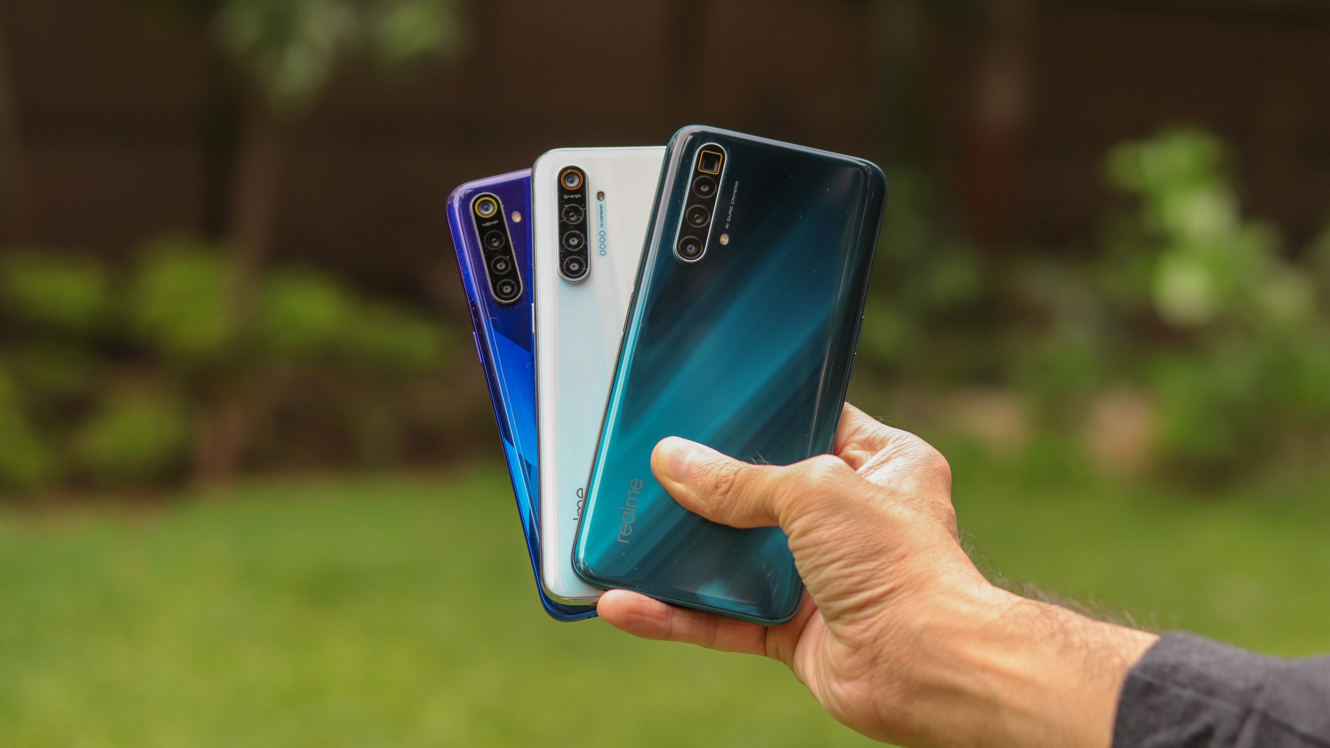 Other Realme phones with a similar design
