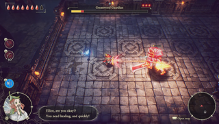 A PS5 screenshot of The Adventures of Elliot: The Millennium Tales.