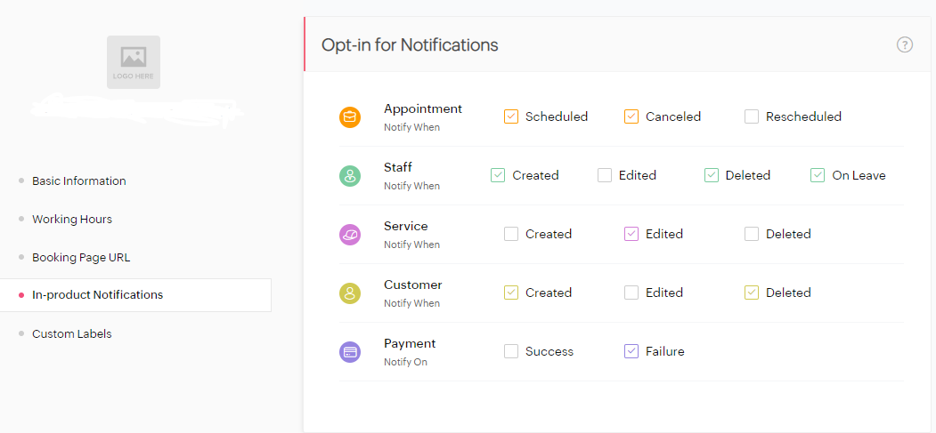 Zoho Bookings 3