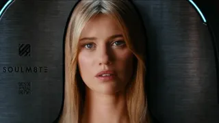Lily Sullivan as Sara, an android in SOULM8TE