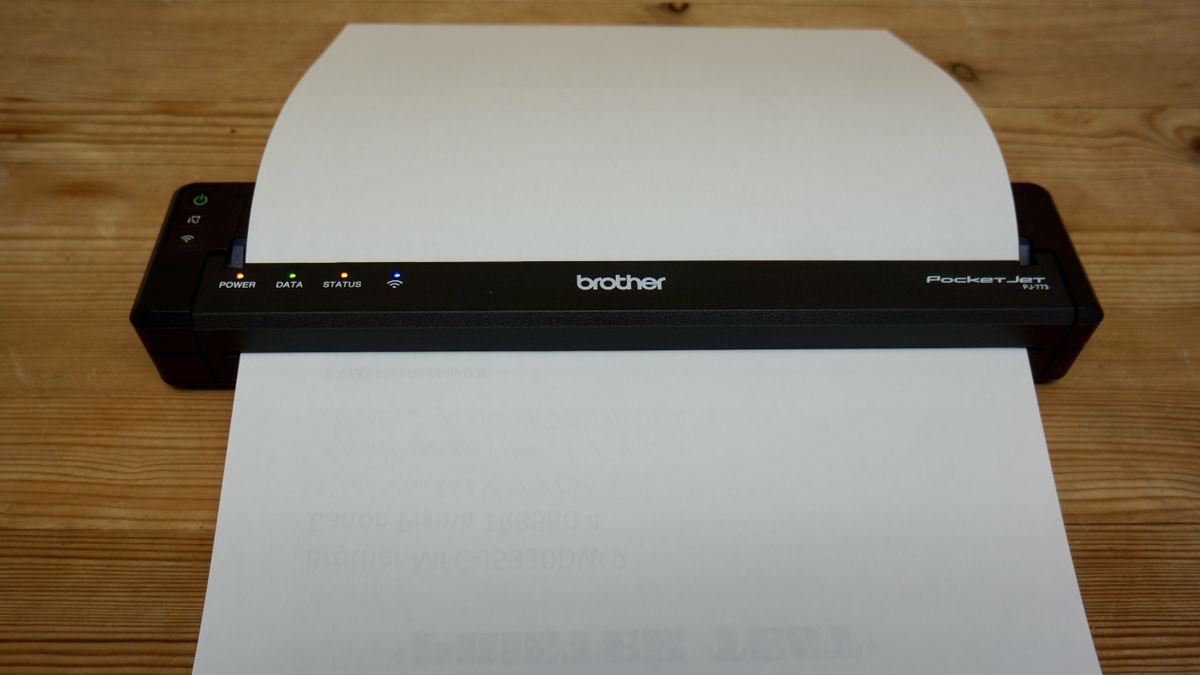 Brother PocketJet PJ-773 during our hands-on review