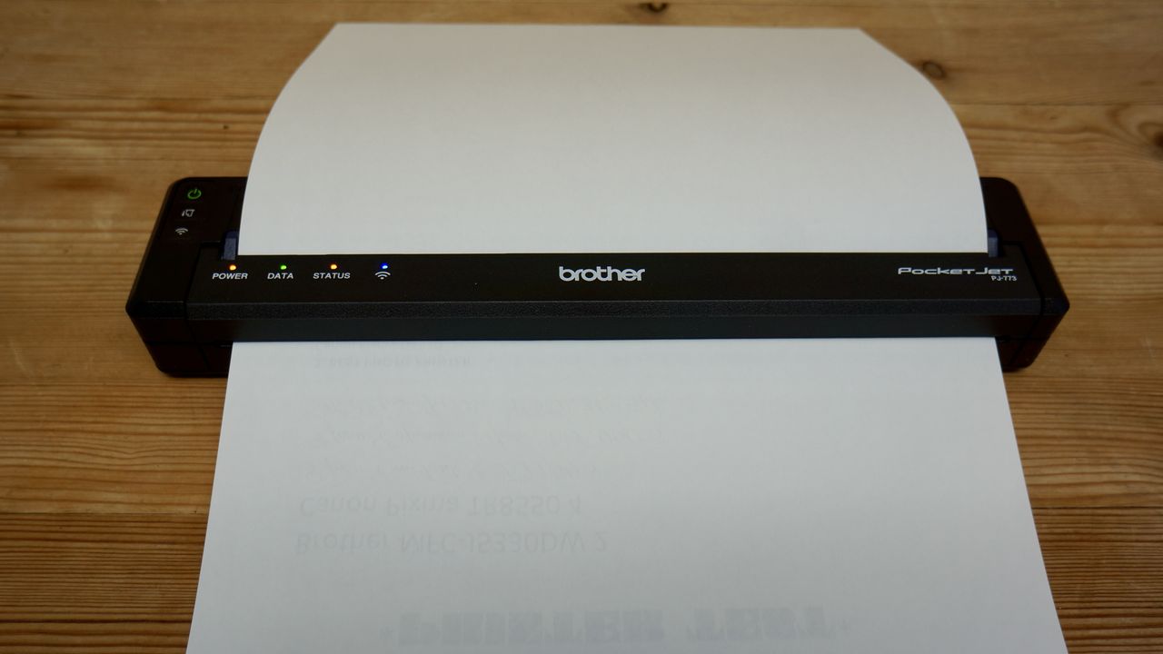 Brother PocketJet PJ-773 during our hands-on review