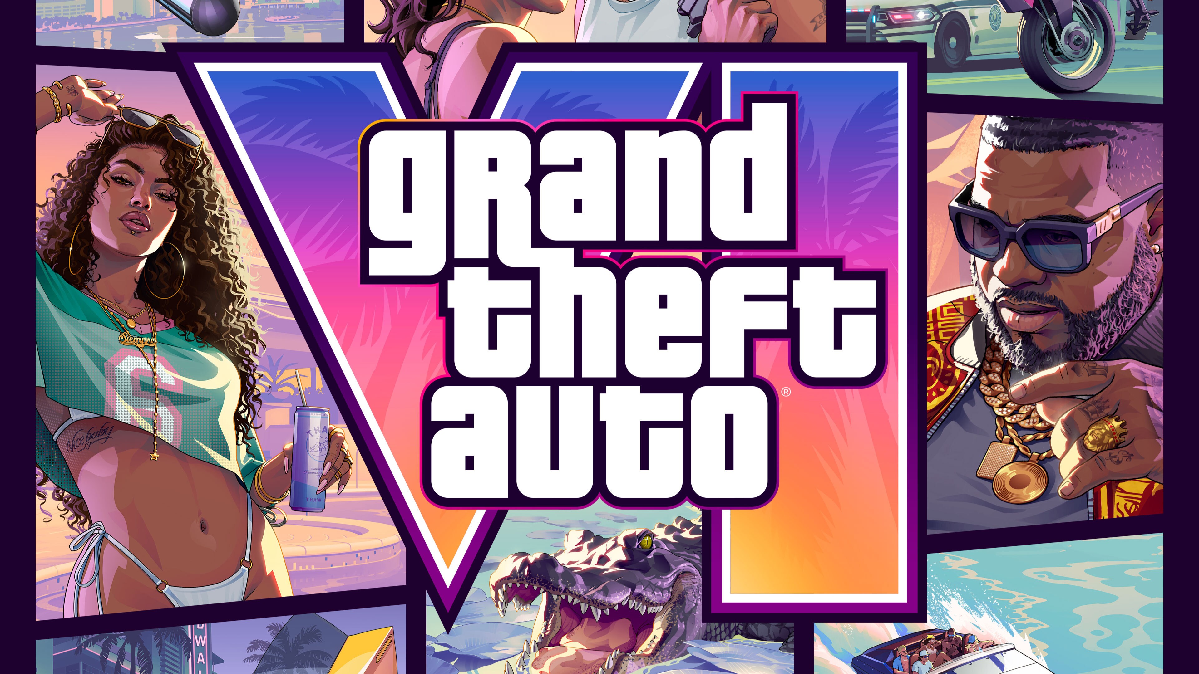 The official Grand Theft Auto cover art and logo