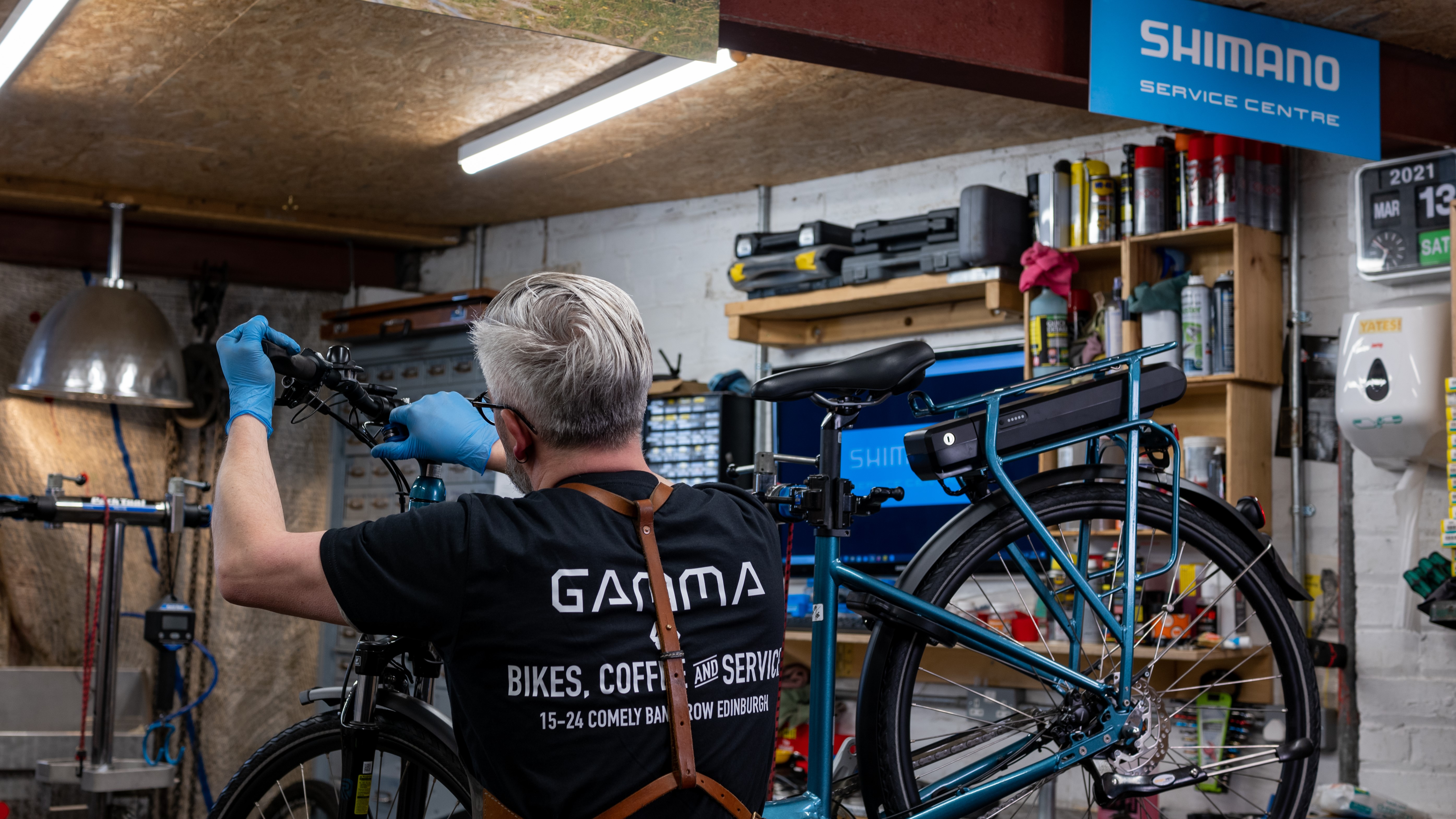 Gavin Brough, Gamma Transfer Division Shimano Service Center
