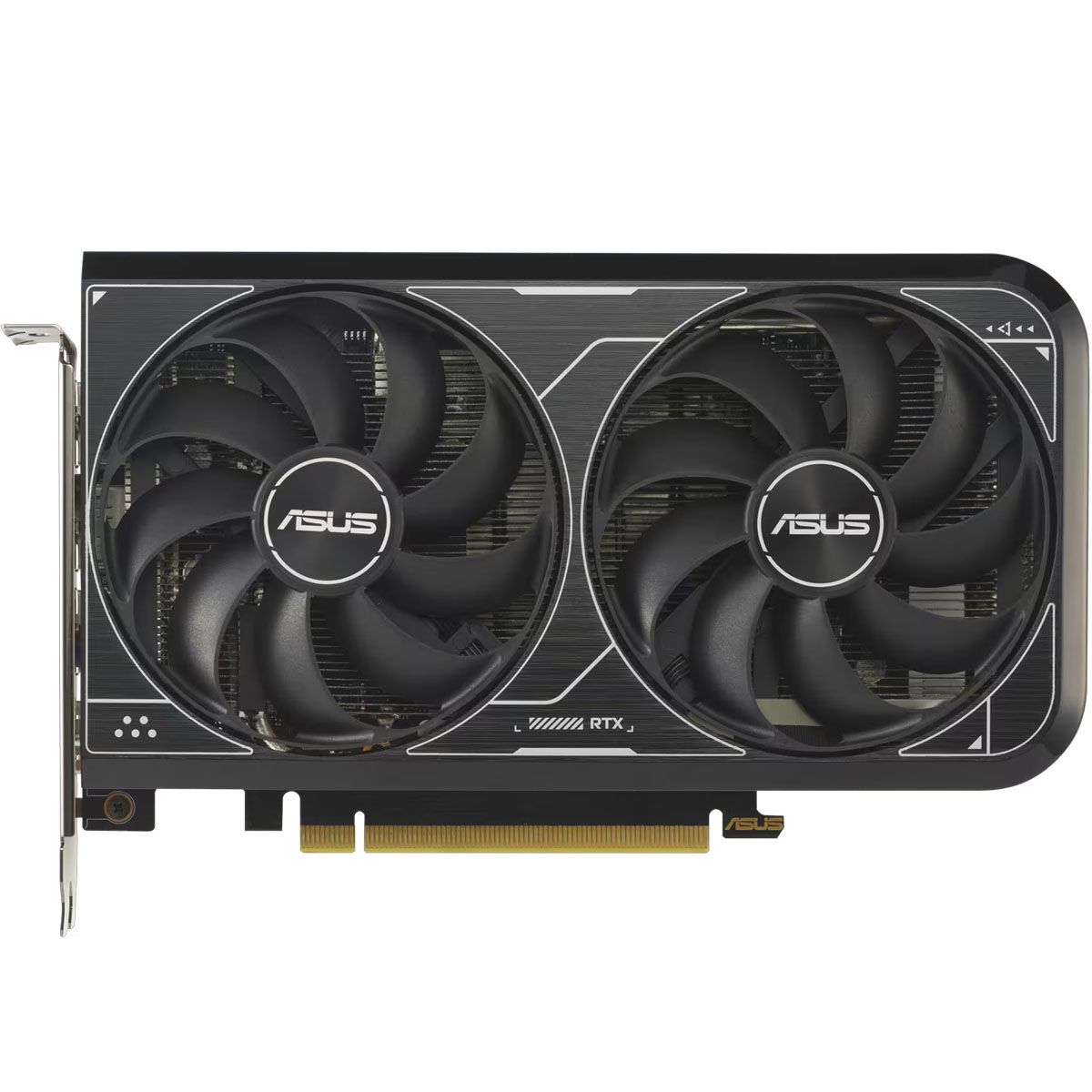 An Asus GeForce RTX 4060 against a white background